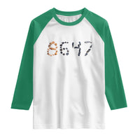 86 47 Seashell Graphic Subtle Summer Coastal Raglan Shirt Viral 2026 Beach Walk Political Satire