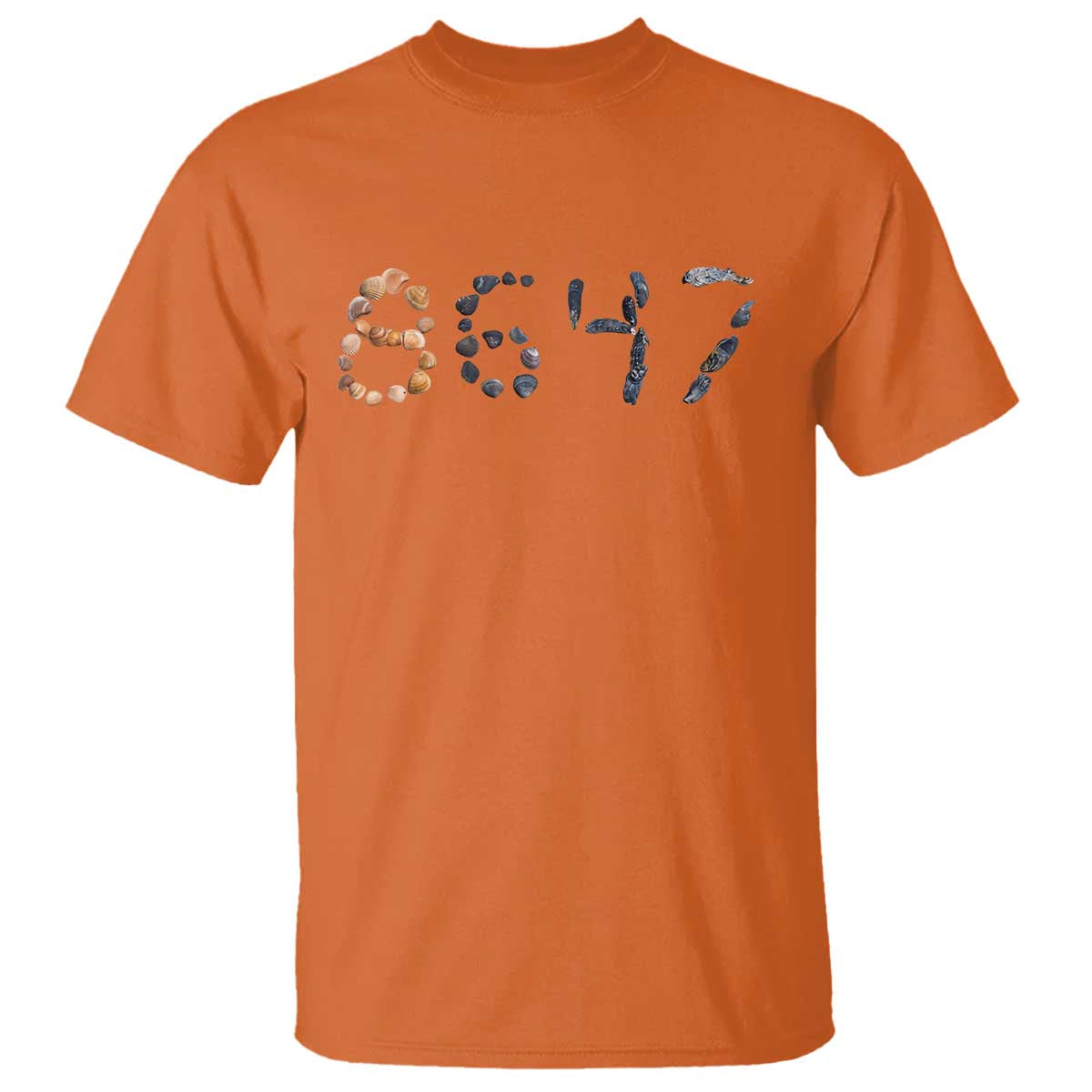 86 47 Seashell Graphic Subtle Summer Coastal T Shirt Viral 2026 Beach Walk Political Satire