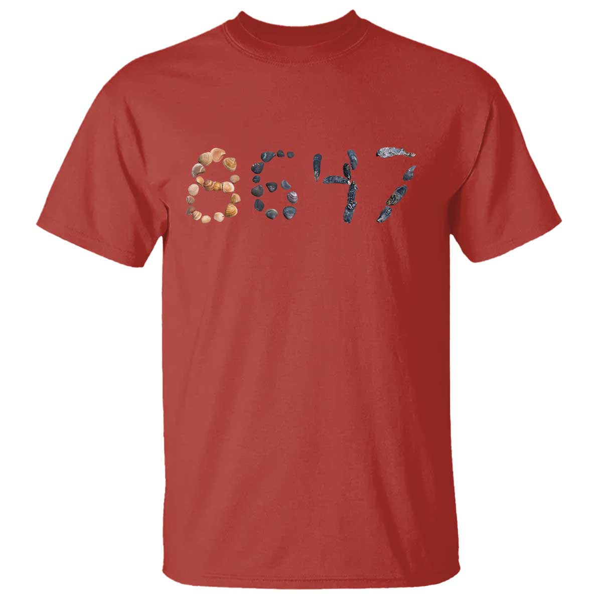 86 47 Seashell Graphic Subtle Summer Coastal T Shirt Viral 2026 Beach Walk Political Satire