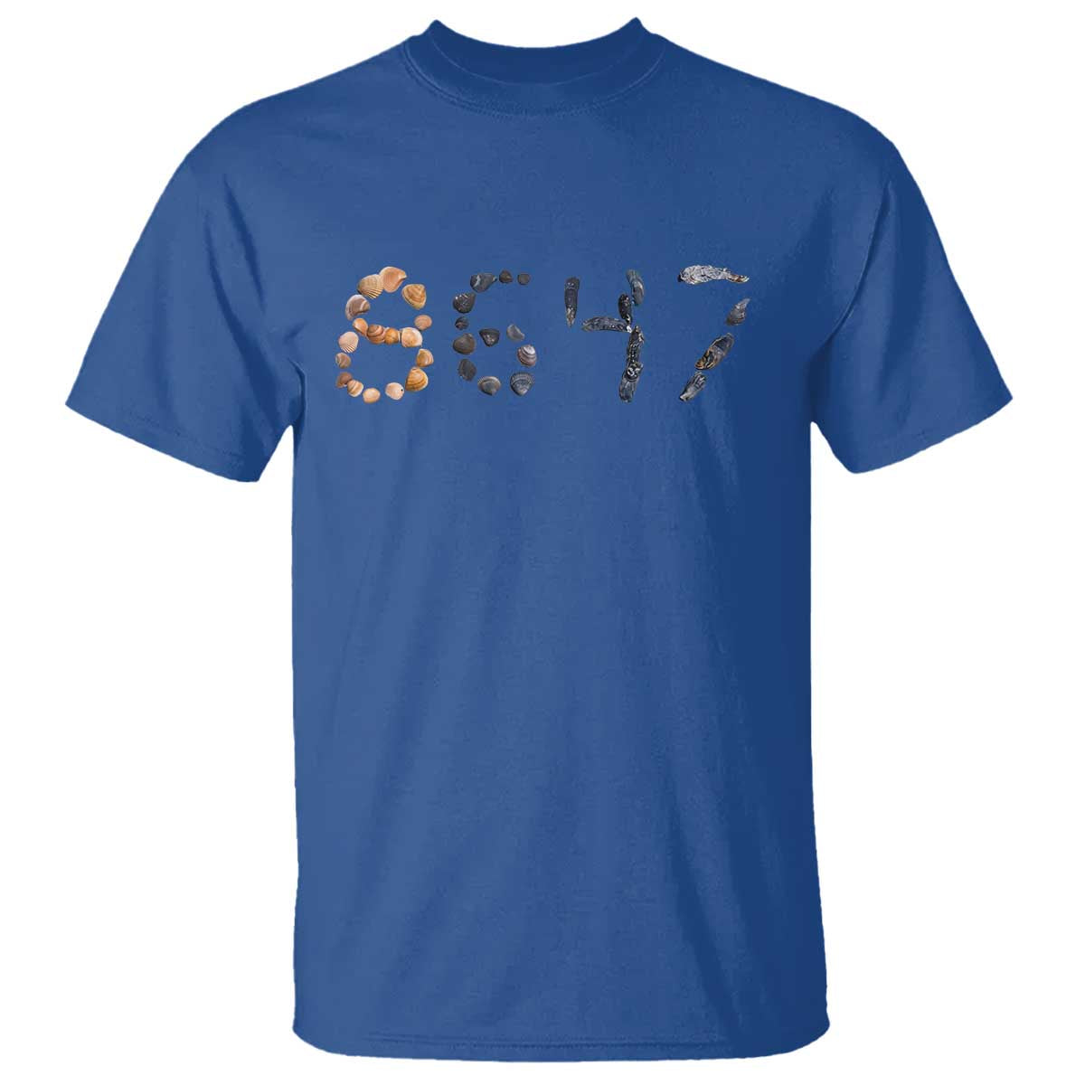 86 47 Seashell Graphic Subtle Summer Coastal T Shirt Viral 2026 Beach Walk Political Satire