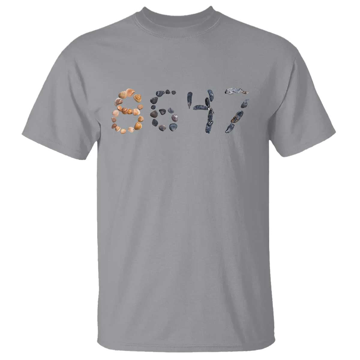 86 47 Seashell Graphic Subtle Summer Coastal T Shirt Viral 2026 Beach Walk Political Satire