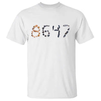 86 47 Seashell Graphic Subtle Summer Coastal T Shirt Viral 2026 Beach Walk Political Satire