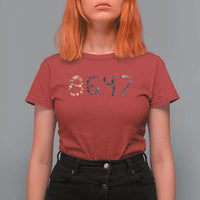 86 47 Seashell Graphic Subtle Summer Coastal T Shirt For Women Viral 2026 Beach Walk Political Satire