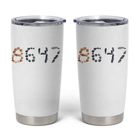 86 47 Seashell Graphic Subtle Summer Coastal Tumbler Cup Viral 2026 Beach Walk Political Satire