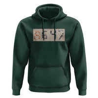 86 47 Seashell Beach Sand Graphic Hoodie Subtle Coastal Summer Political Satire