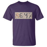 86 47 Seashell Beach Sand Graphic T Shirt Subtle Coastal Summer Political Satire