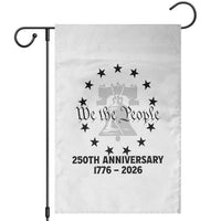 We The People 250th Anniversary Liberty Bell Garden Flag USA 1776 to 2026 America Semiquincentennial Celebration
