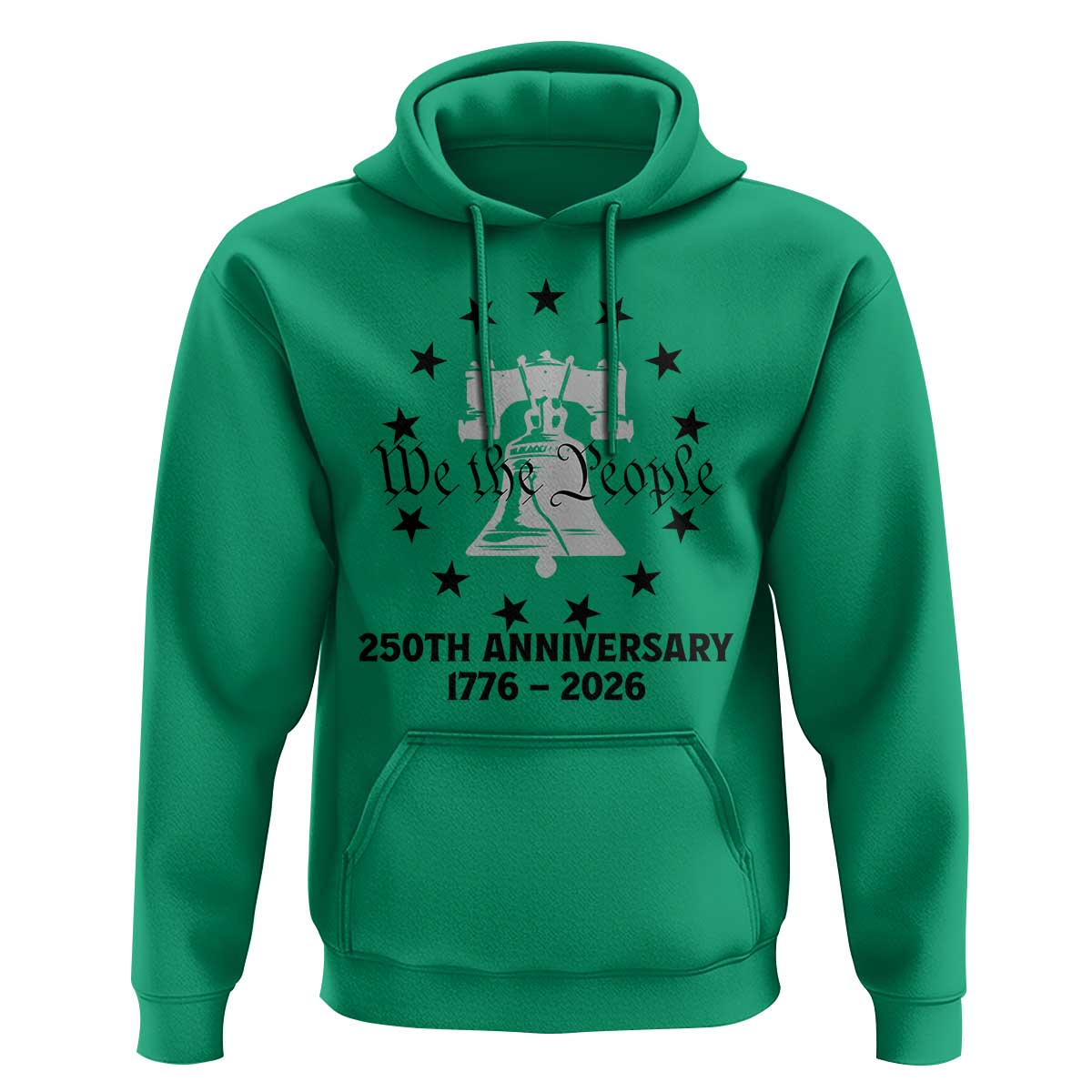 We The People 250th Anniversary Liberty Bell Hoodie USA 1776 to 2026 America Semiquincentennial Celebration