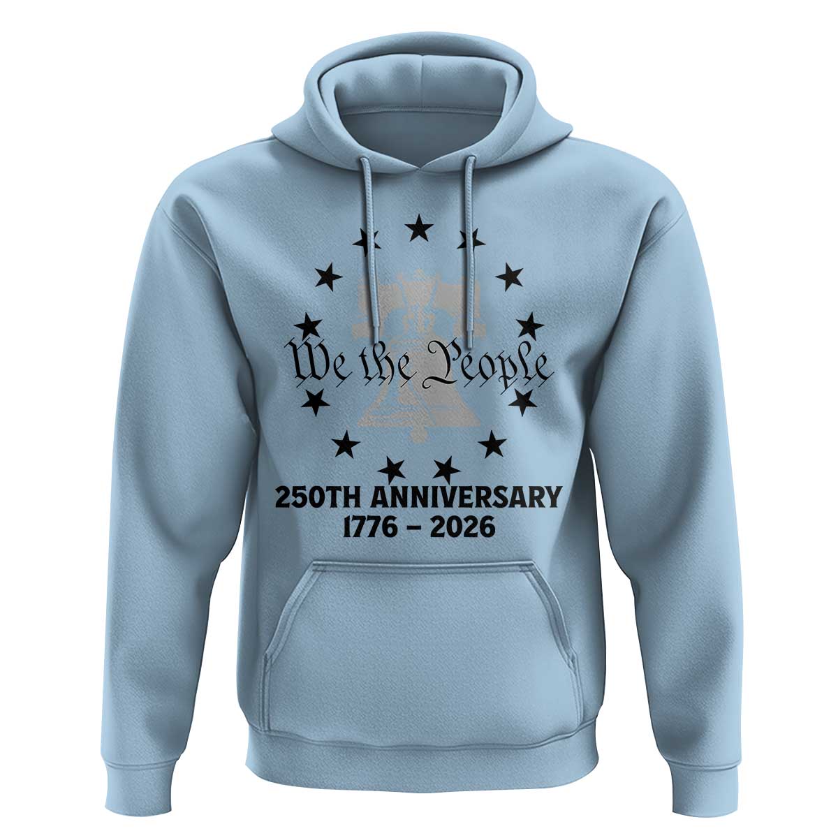 We The People 250th Anniversary Liberty Bell Hoodie USA 1776 to 2026 America Semiquincentennial Celebration