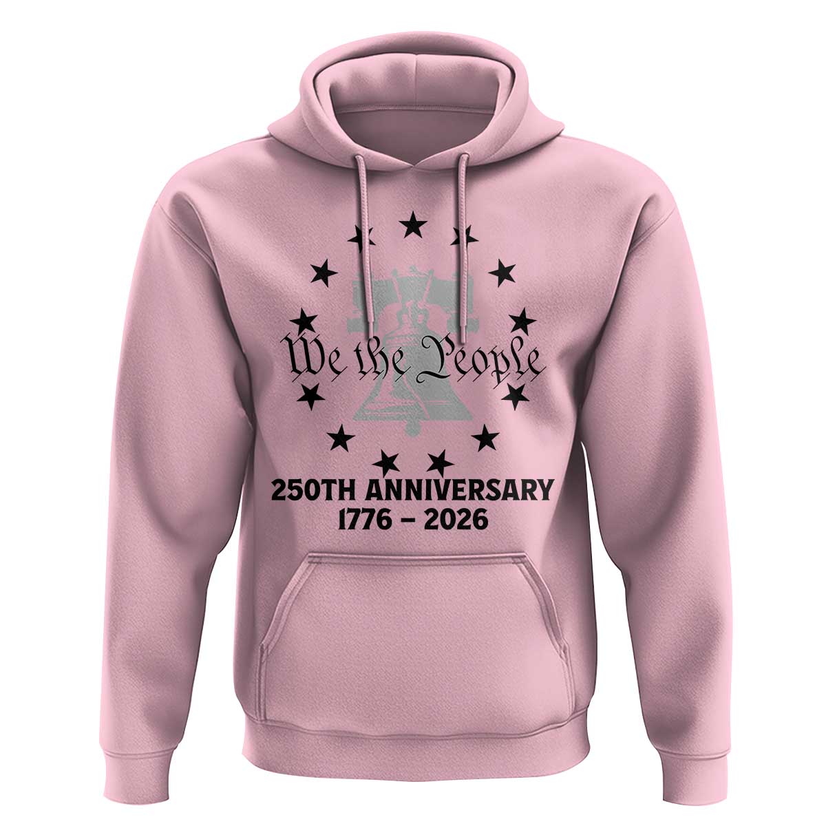 We The People 250th Anniversary Liberty Bell Hoodie USA 1776 to 2026 America Semiquincentennial Celebration