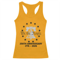 We The People 250th Anniversary Liberty Bell Racerback Tank Top USA 1776 to 2026 America Semiquincentennial Celebration
