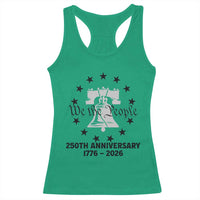We The People 250th Anniversary Liberty Bell Racerback Tank Top USA 1776 to 2026 America Semiquincentennial Celebration