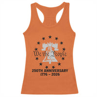 We The People 250th Anniversary Liberty Bell Racerback Tank Top USA 1776 to 2026 America Semiquincentennial Celebration