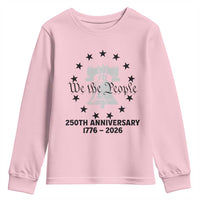We The People 250th Anniversary Liberty Bell Youth Sweatshirt USA 1776 to 2026 America Semiquincentennial Celebration