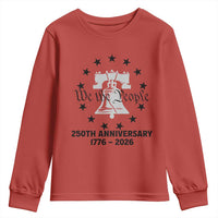 We The People 250th Anniversary Liberty Bell Youth Sweatshirt USA 1776 to 2026 America Semiquincentennial Celebration