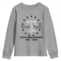 We The People 250th Anniversary Liberty Bell Youth Sweatshirt USA 1776 to 2026 America Semiquincentennial Celebration