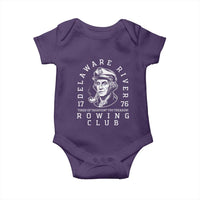 Delaware River Rowing Club 1776 Vintage Funny Patriotic Baby Onesie George Washington Tired of Taxation Try Treason
