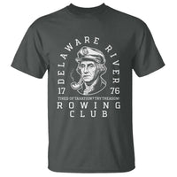 Delaware River Rowing Club 1776 Vintage Funny Patriotic T Shirt George Washington Tired of Taxation Try Treason