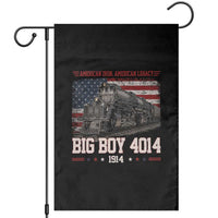Vintage USA Steam Locomotive Patriotic Pride Garden Flag American Iron American Legacy