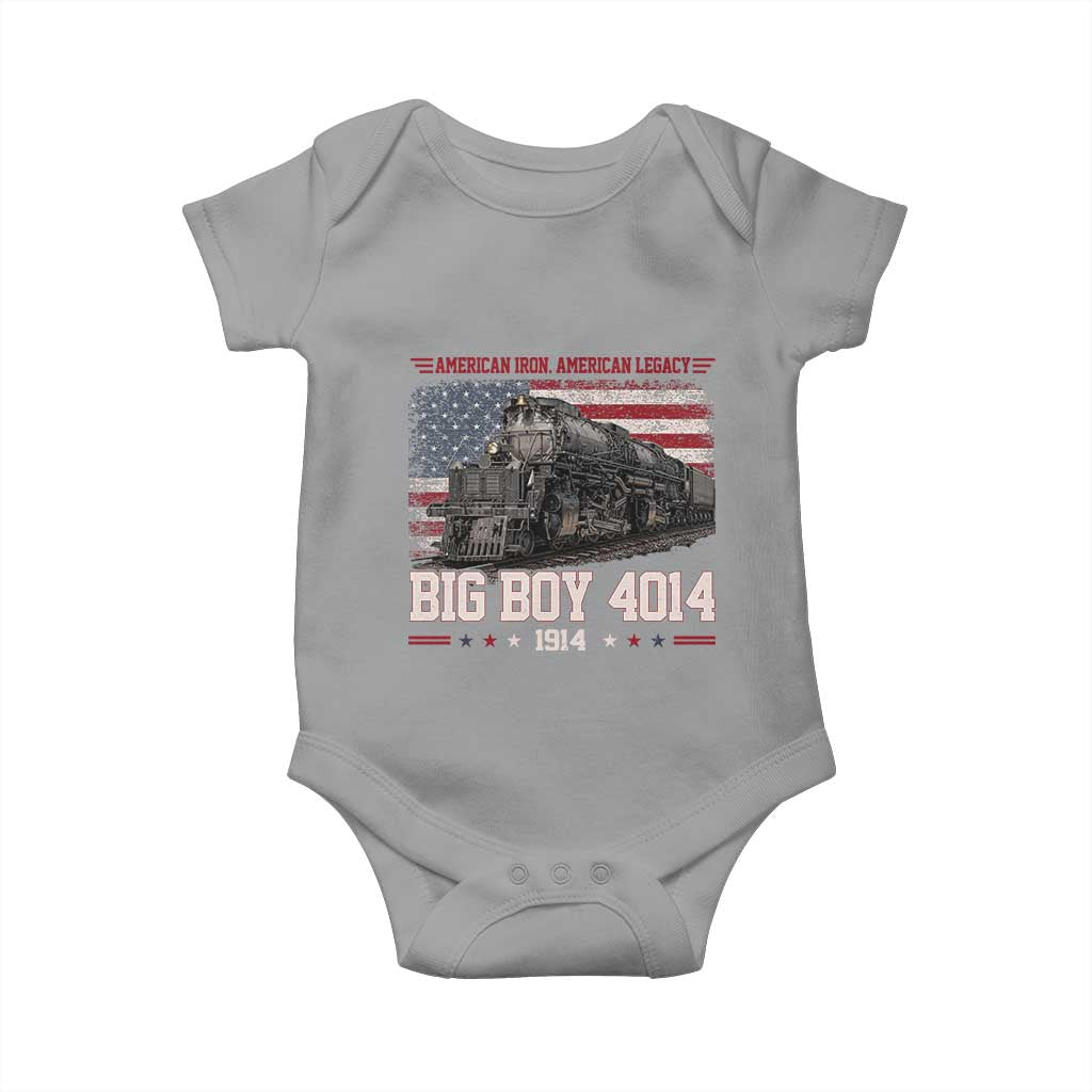 Vintage USA Steam Locomotive Patriotic Pride Baby Onesie American Iron American Legacy