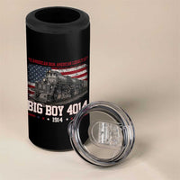 Vintage USA Steam Locomotive Patriotic Pride 4 in 1 Can Cooler Tumbler American Iron American Legacy
