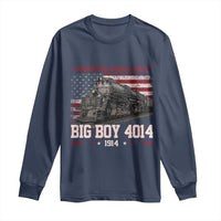 Vintage USA Steam Locomotive Patriotic Pride Long Sleeve Shirt American Iron American Legacy