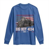 Vintage USA Steam Locomotive Patriotic Pride Long Sleeve Shirt American Iron American Legacy