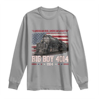 Vintage USA Steam Locomotive Patriotic Pride Long Sleeve Shirt American Iron American Legacy