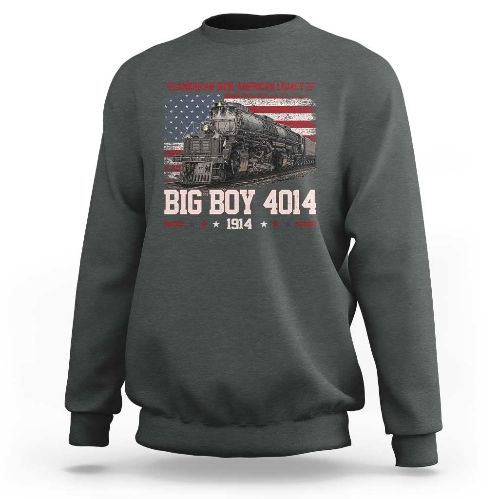 Vintage USA Steam Locomotive Patriotic Pride Sweatshirt American Iron American Legacy