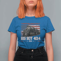 Vintage USA Steam Locomotive Patriotic Pride T Shirt For Women American Iron American Legacy