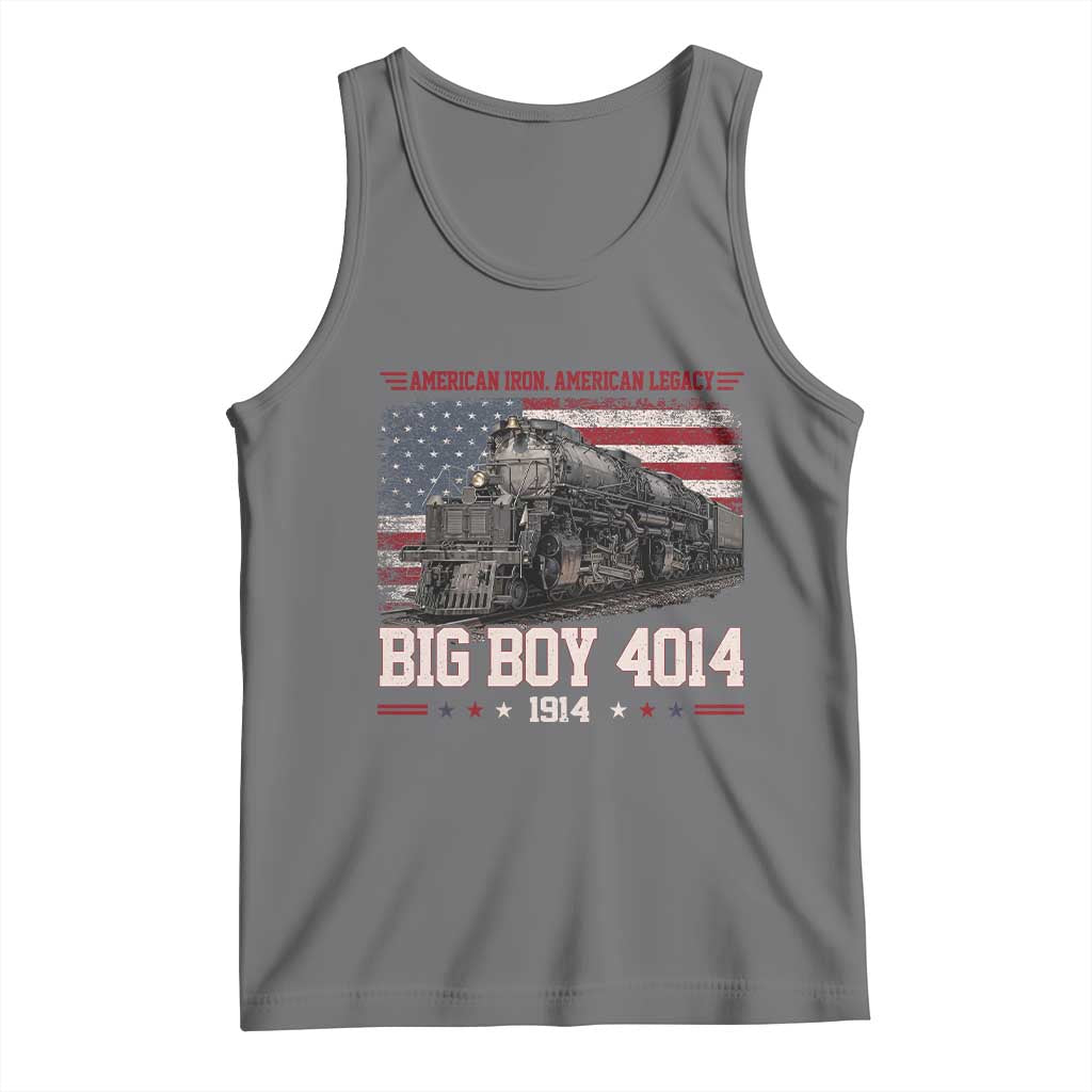 Vintage USA Steam Locomotive Patriotic Pride Tank Top American Iron American Legacy