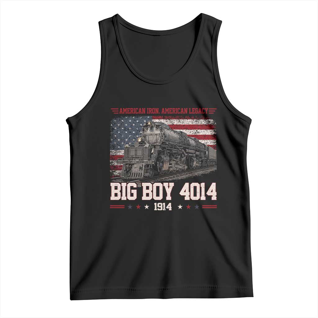 Vintage USA Steam Locomotive Patriotic Pride Tank Top American Iron American Legacy