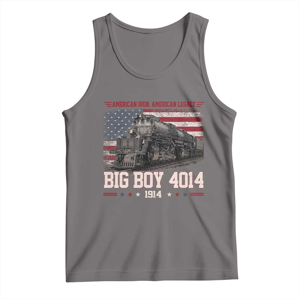 Vintage USA Steam Locomotive Patriotic Pride Tank Top American Iron American Legacy