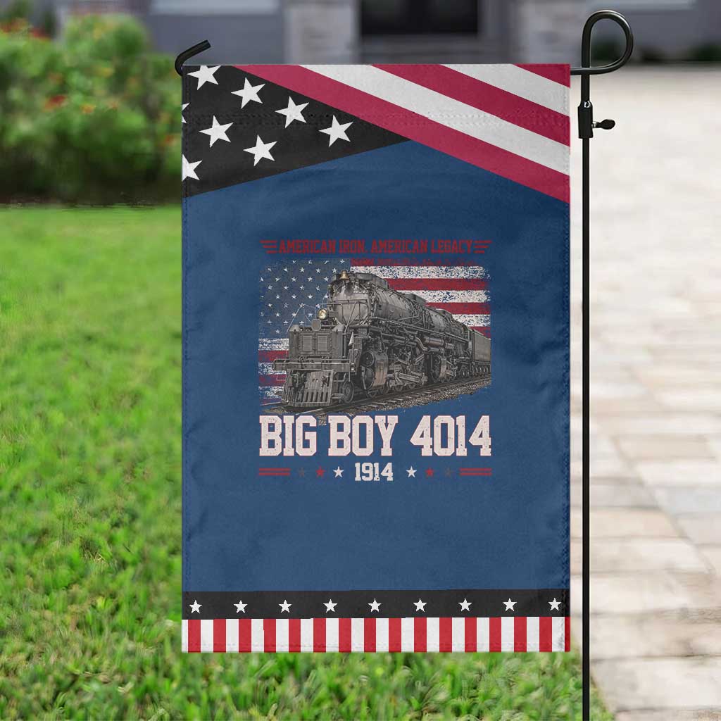Vintage USA Steam Locomotive Pride Patriotic Garden Flag American Iron American Legacy