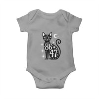 86 47 Celestial Black Cat Mystic Baby Onesie Moon Stars Coded Political Satire