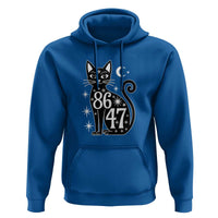 86 47 Celestial Black Cat Mystic Hoodie Moon Stars Coded Political Satire