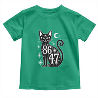 86 47 Celestial Black Cat Mystic Toddler T Shirt Moon Stars Coded Political Satire