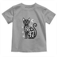 86 47 Celestial Black Cat Mystic Toddler T Shirt Moon Stars Coded Political Satire