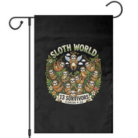 Sloth World 13 Survivors Animal Rescue Garden Flag Memorial Tribute and Florida Wildlife Protection