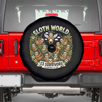 Sloth World 13 Survivors Animal Rescue Spare Tire Cover Memorial Tribute and Florida Wildlife Protection