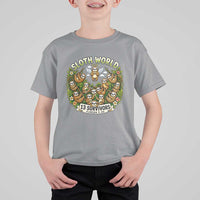 Sloth World 13 Survivors Animal Rescue T Shirt For Kid Memorial Tribute and Florida Wildlife Protection