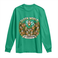 Sloth World 13 Survivors Animal Rescue Long Sleeve Shirt Memorial Tribute and Florida Wildlife Protection