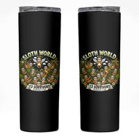 Sloth World 13 Survivors Animal Rescue Skinny Tumbler Memorial Tribute and Florida Wildlife Protection