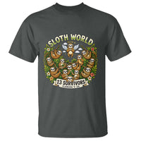 Sloth World 13 Survivors Animal Rescue T Shirt Memorial Tribute and Florida Wildlife Protection
