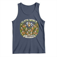 Sloth World 13 Survivors Animal Rescue Tank Top Memorial Tribute and Florida Wildlife Protection