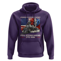 Stainless American Spirit Full Steam Ahead Hoodie 250 Years Freedom Semiquincentennial Steam Locomotive