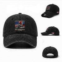 Stainless American Spirit Full Steam Ahead Washed Cotton Baseball Cap 250 Years Freedom Semiquincentennial Steam Locomotive