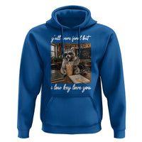 Funny Classroom Raccoon Iced Coffee Teacher Hoodie Y'all Were Feral But I Low Key Love You