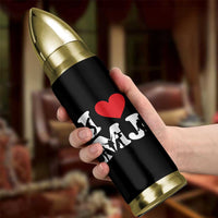 I Heart MJ Dance Silhouette Tribute Bullet Tumbler Iconic Pop Culture Famous Dance Poses for Music Legend Fans