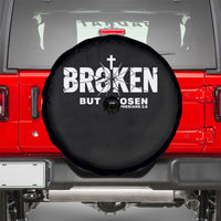 Broken But Chosen Ephesians 2:8 Bible Verse Spare Tire Cover Christian Faith Grace and Salvation Gift